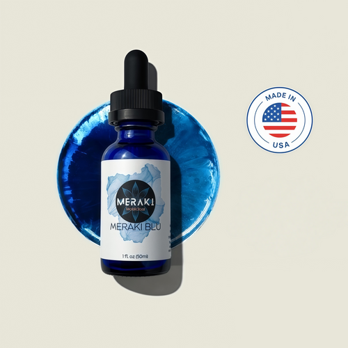 Meraki Methylene Blue Drops – Pharmaceutical Grade Nootropic Supplement for Brain Health - Dietary Supplement Support for Focus & Clarity – Third-Party Tested Formula – 30ml Glass Dropper Bottle